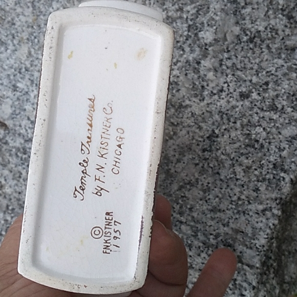 ⭐️TEMPLE TREASURES ORDER of the Eastern Star VASE   EVC - Picture 4 of 16